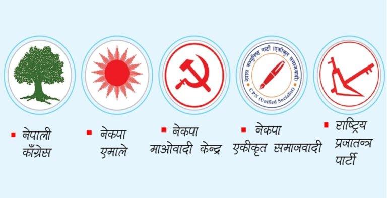 राजनीतिक दलको संगठन विस्तार अवस्था कुन दलको कार्यकर्ता कति छन  ?