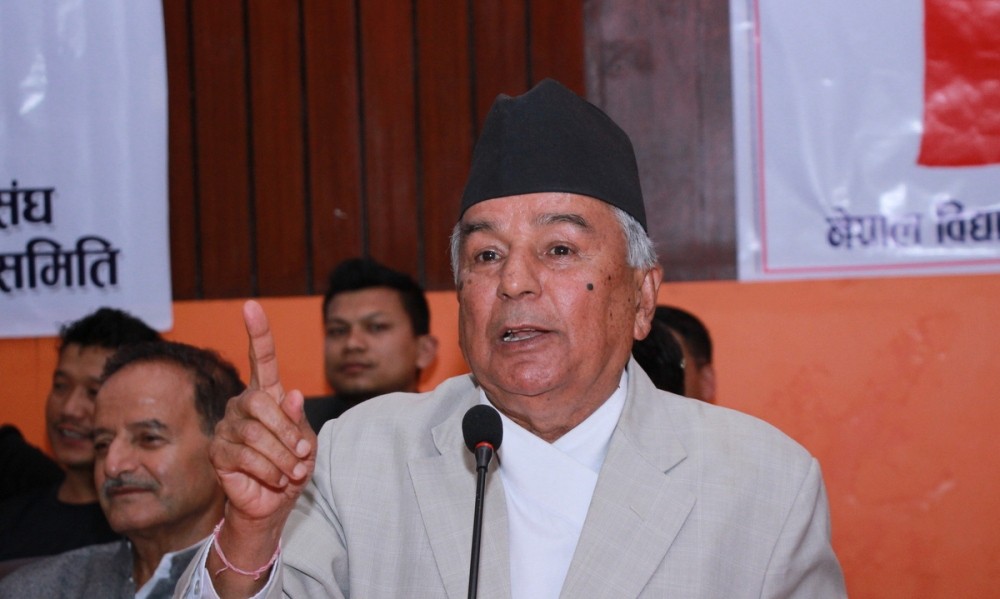 ओलीले ६ महिनामा दुई-दुई पटक संसद् विघटन गरेर देशलाई अस्थिरतातर्फ धकेले  :रामचन्द्र पौडेल