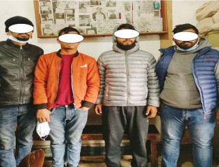 एनआईसी एशिया बैंकको १६ लाख लुटपाट गर्ने चारजना पक्राउ