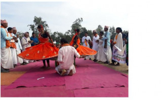 थारु वस्तीमा नयाँ वर्ष स्वागतको चटारो