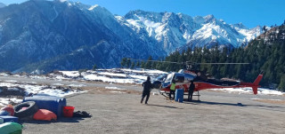 हुम्लाको सिमकोट विमानस्थलमा हेल्थडेस्क र होल्डिङ सेन्टर स्थापना