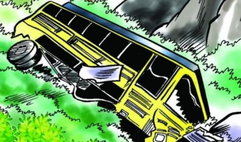 सिन्धुपाल्चोकमा बस दुर्घटना हुँदा  १२ जना घाइते, तीनको अवस्था गम्भीर