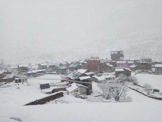 जुम्लामा भारी हिमपात, जनजीवन कष्टकर