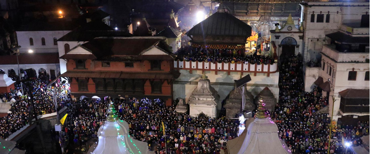 पशुपतिनाथमा तीन लाख भक्तजन