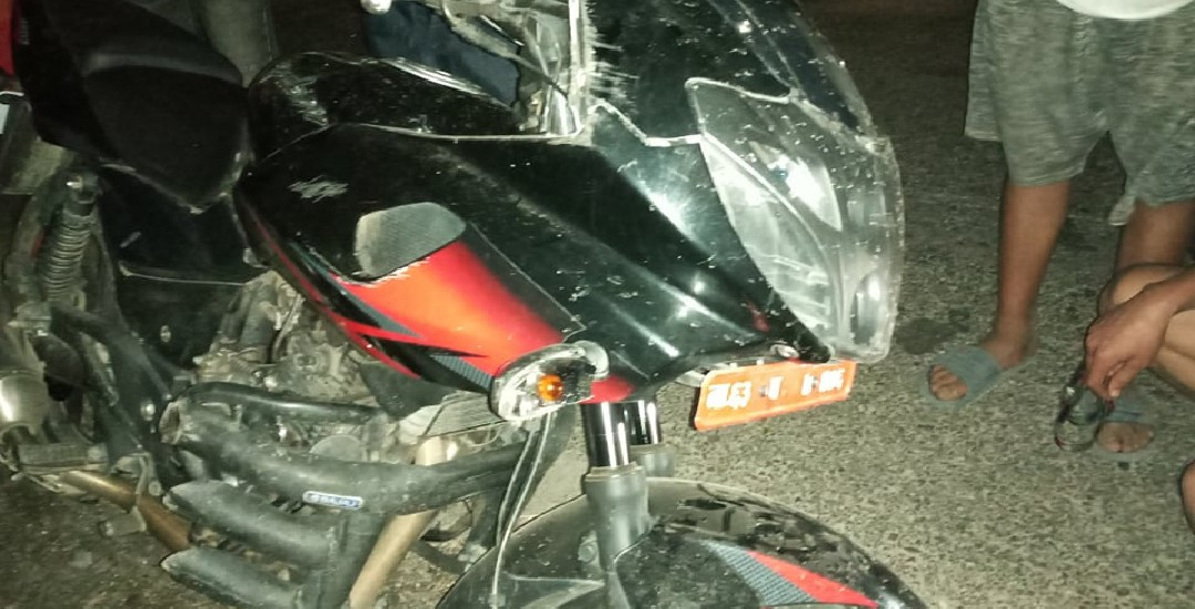 मोटरसाइकल दुर्घटनामा चालकको मृत्यु