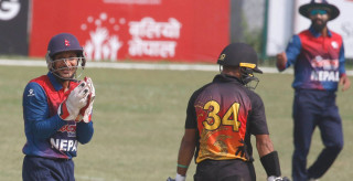 यूएईले नेपाललाई दियो ३११ रनको विशाल लक्ष्य