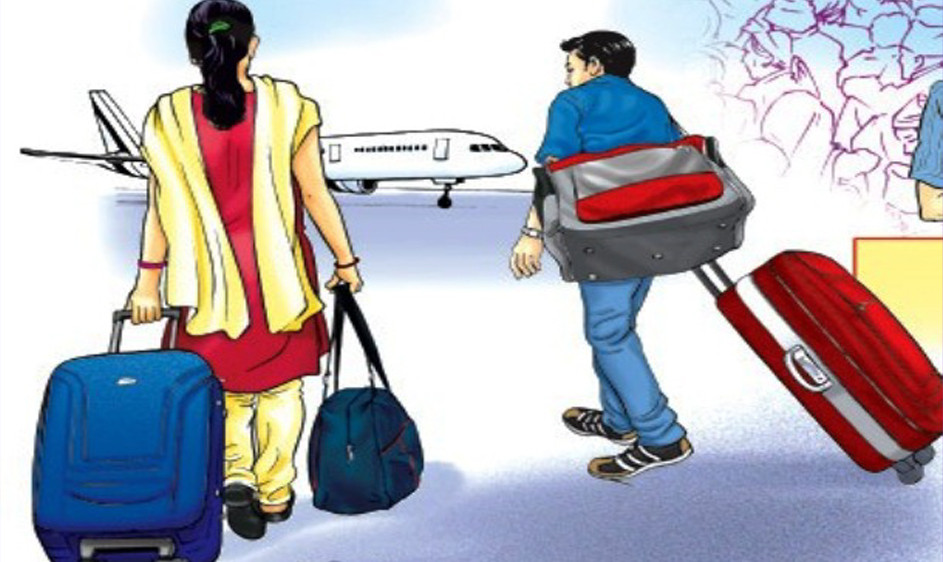 श्रम स्वीकृति लिएर विदेश जानेहरुमा तेब्बरले वृद्धि