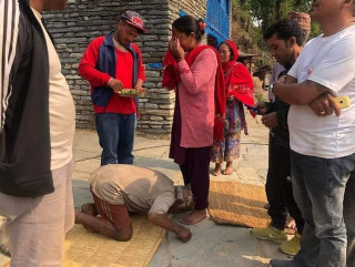 म्याग्दीमा प्रमुख पदमा एक मात्र दलित महिला उम्मेदवार मीना विश्वकर्मा