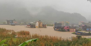 पोखराको हेम्जामा बाढी, ६ सय घर प्रभावित