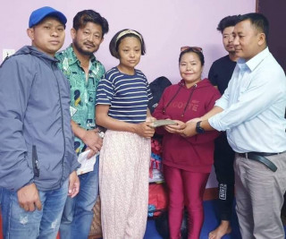 किरात राई यायोक्खा कुवेतद्वारा मृगौला पीडितलाई आर्थिक सहयोग 