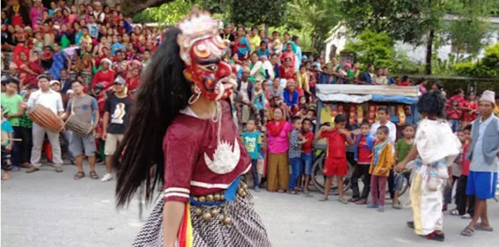 बेनीमा सुरु भयो तीन सय वर्ष पुरानो बर्खेनाच