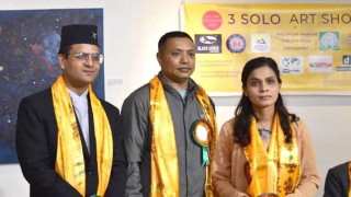 समय, सम्बन्ध र शहर शिर्षकमा चित्रकला प्रदर्शनी