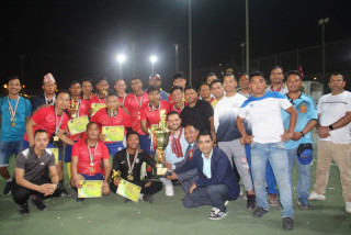 अलमुल्ला एक्सचेन्ज कपको उपाधि आयोजक टिम मङ्गाफ एफसीको पोल्टामा 