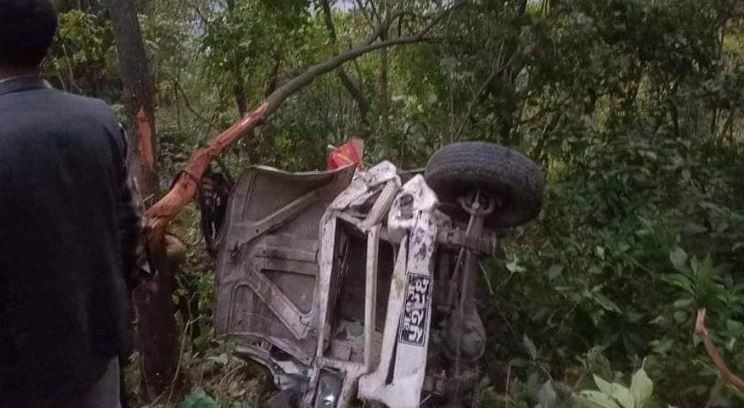 जीप दुर्घटना हुँदा २ जनाको मृत्यु, ११ घाइते