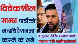 डा. बाबुराम देखि घनश्यामको कटाक्ष रवि लामिछानेलाई