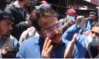 राजावादी भन्दै मिटरब्याजी पीडितले ज्ञानेन्द्र शाहीलाई कार्यक्रम स्थलमा जान दिएनन्