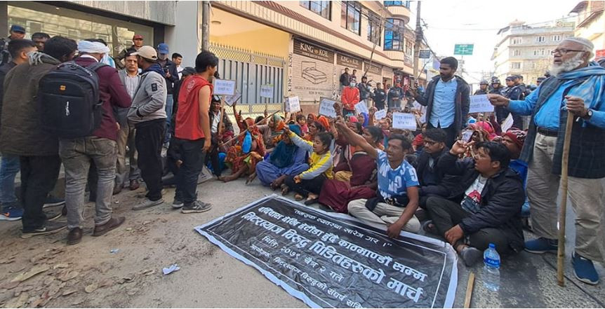 प्रधानमन्त्रीसँग मिटरब्याज पीडतको भेटवार्ता
