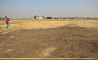 म्याग्दीमा चन्दा जुटाएर खेलमैदान निर्माण