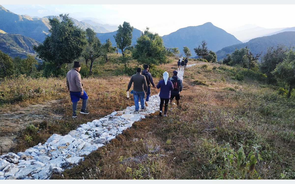बिममा पक्की पदमार्ग निर्माण
