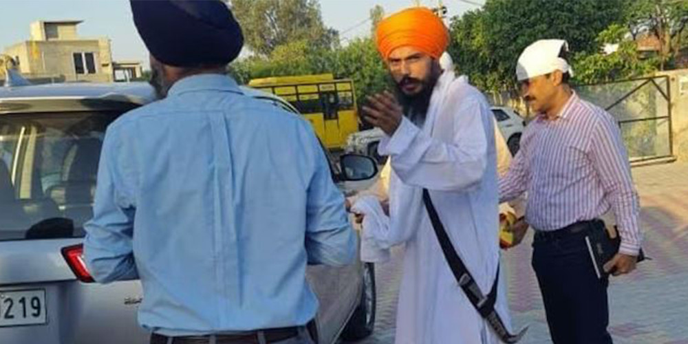 नेपालमा खोजिएका अमृतपाल पञ्जाबबाट पक्राउ