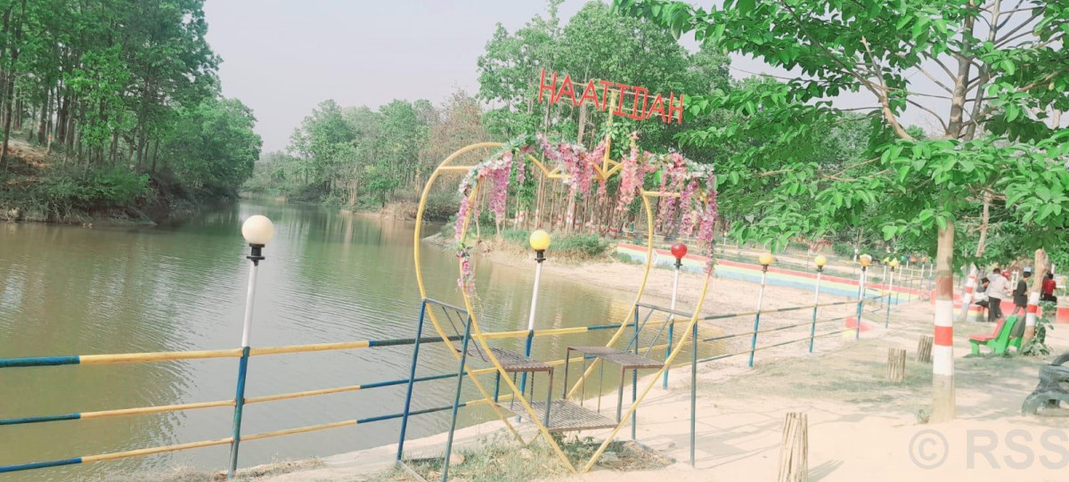 पर्यटकीय आकर्षण बन्दै लहानको ‘हात्तीदह सिमसार’