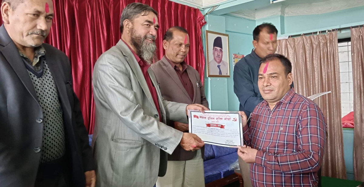 नेपाल दलित मुक्ति मोर्चाको केन्द्रीय उपाध्यक्षमा टेक बहादुर विश्वकर्मा निर्वाचित