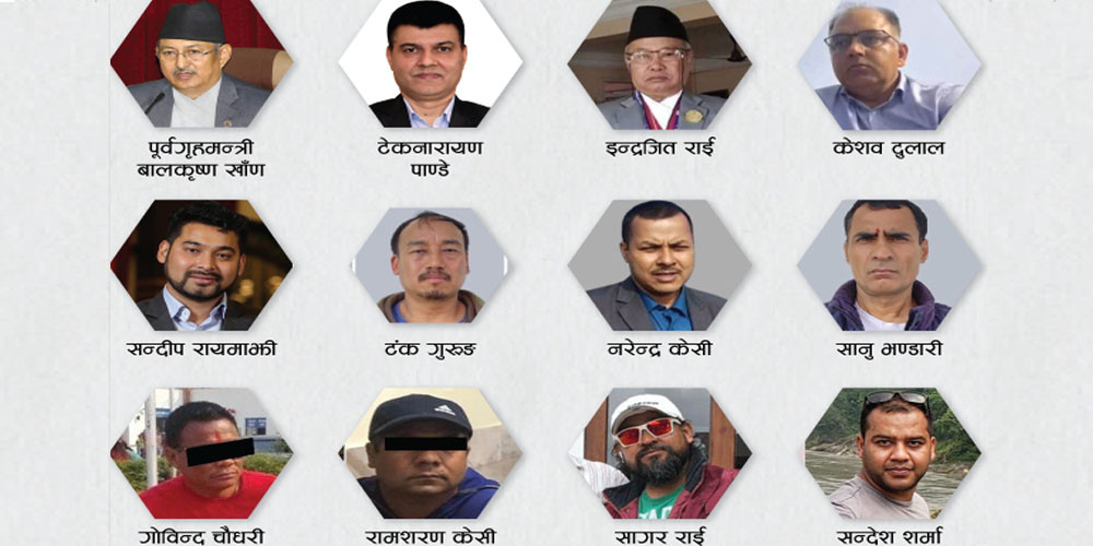 यी हुन् शरणार्थी प्रकरणमा पक्राउ परेका १६ आरोपी