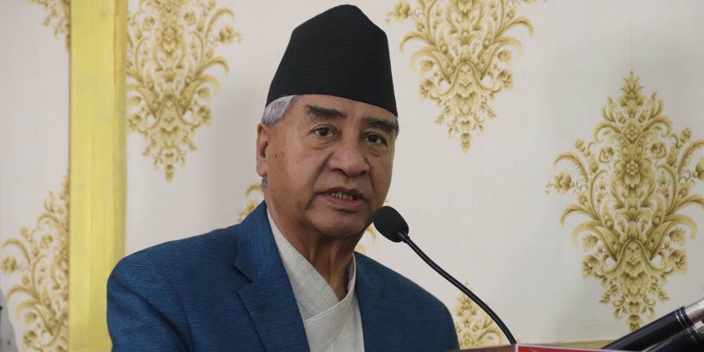 कांग्रेस सभापति देउवाको निवासमा आगजनी