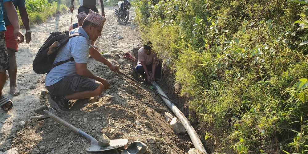 म्याग्दीमा ८८ हेक्टर जमिनमा सिँचाइ सुविधा विस्तार