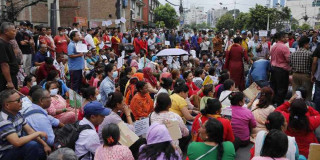 बानेश्वरमा सहकारी पीडितको विरोध प्रदर्शन, ५ जना पक्राउ