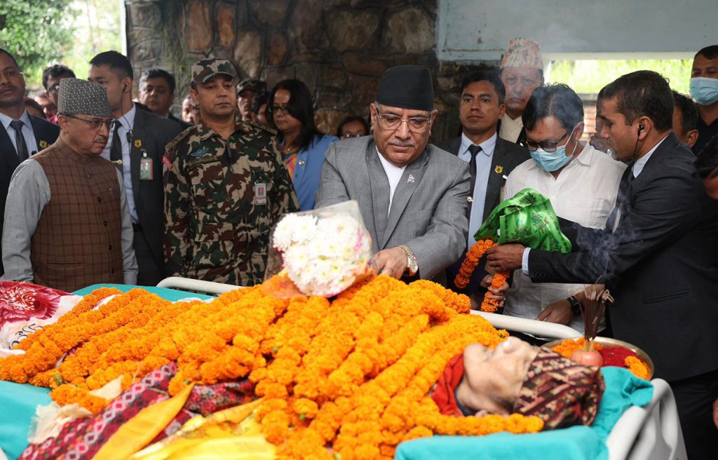 मन्त्री किरातीलाई पितृ शोक ,प्रधानमन्त्रीबाट श्रद्धाञ्जली
