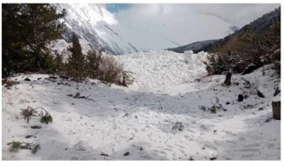 मनाङमा हिमपहिरो आवतजावत गर्न जोखिम