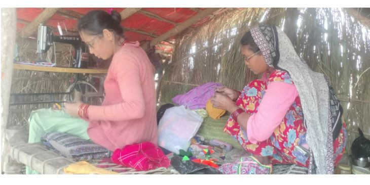 लुगा सिलाएर बिक्री गर्दा घरखर्च राम्रैसँग चलेको छ