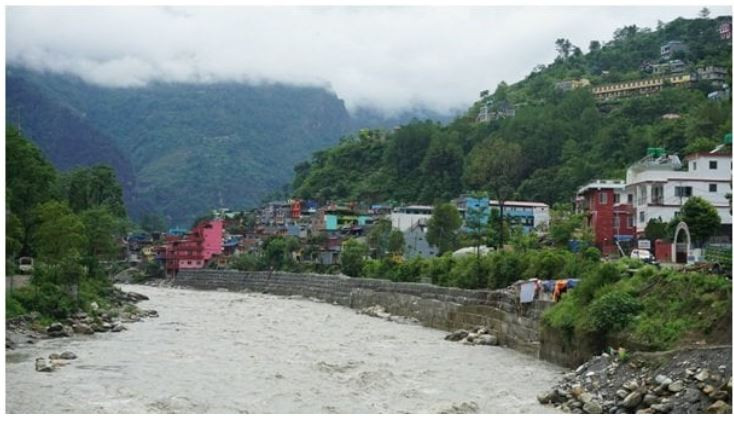 म्याग्दी नदीको कटान रोक्न मङ्गलाघाटमा पर्खाल निर्माण