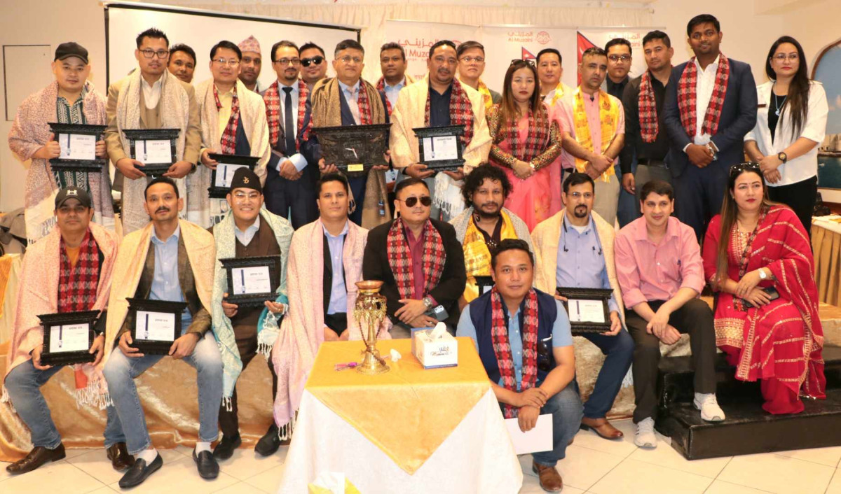 एफएनजे कुवेतको १५ औं स्थापना दिवस एवम् विदेश विमर्श कार्यक्रम सम्पन्न, पत्रकार आचार्य सम्मानित