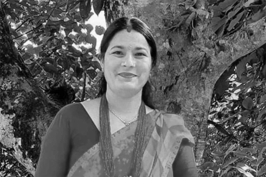 साँढेले हान्दा एक महिलाको मृत्यु