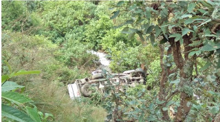 गोरखामा मिनीट्रक दुर्घटना, एकजना गम्भीर घाइते