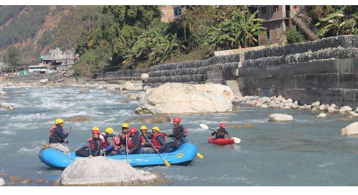 चिसो कालीगण्डकीमा र्‍याफ्टिङ सञ्चालन