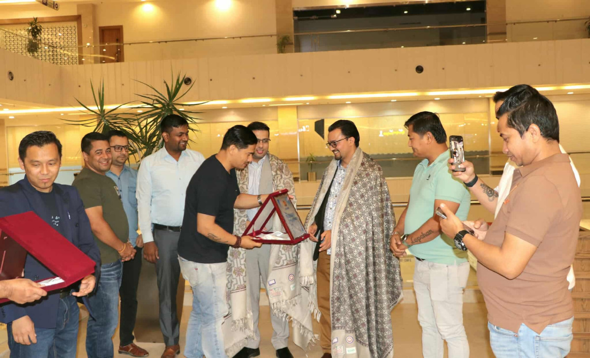 कुवेतमा सचिवद्वय गौतम र बिँडारीलाई सम्मान सहित बिदाई