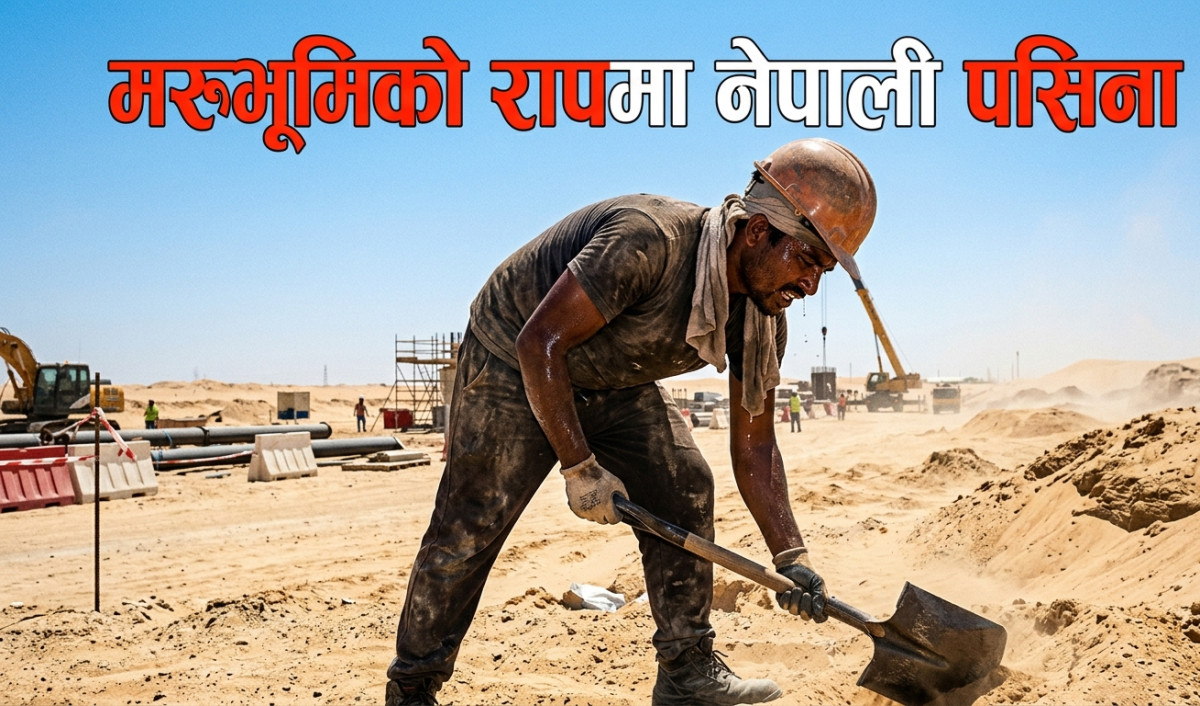 मरुभूमिको रापमा नेपाली पसिना: श्रमको उचित मूल्य कस्को जिम्मा?
